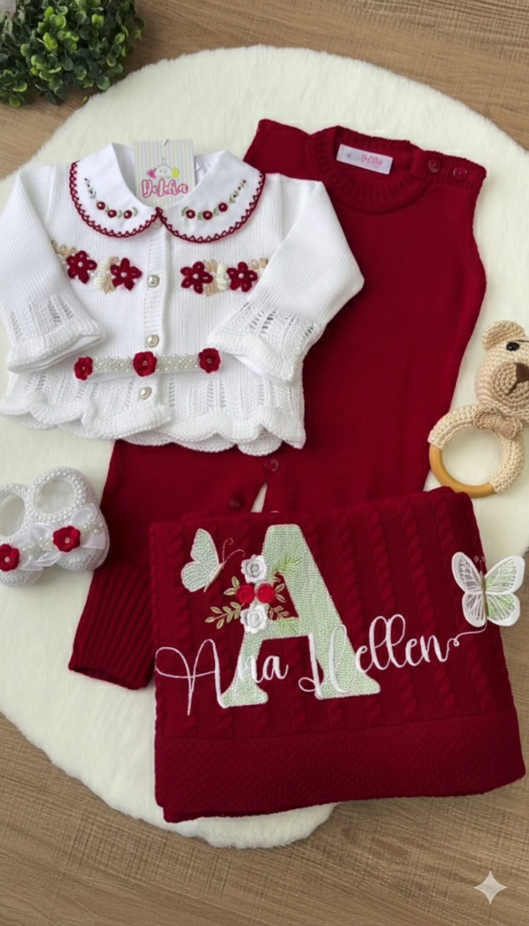 Kit Saída Maternidade Ana Hellen 6 Peças