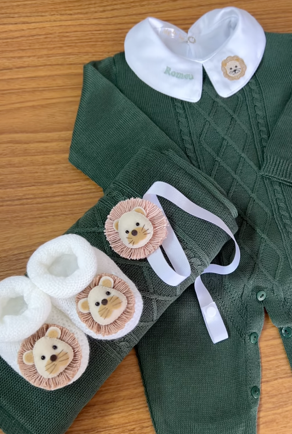 Kit Saída Maternidade Personalizável Completa Romeo | Personalize Com o Nome do Seu Príncipe
