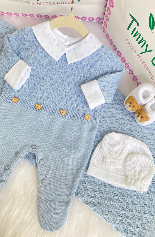 Kit Saída Maternidade LION Personalizável Completa | Personalize Com o Nome do Seu Príncipe