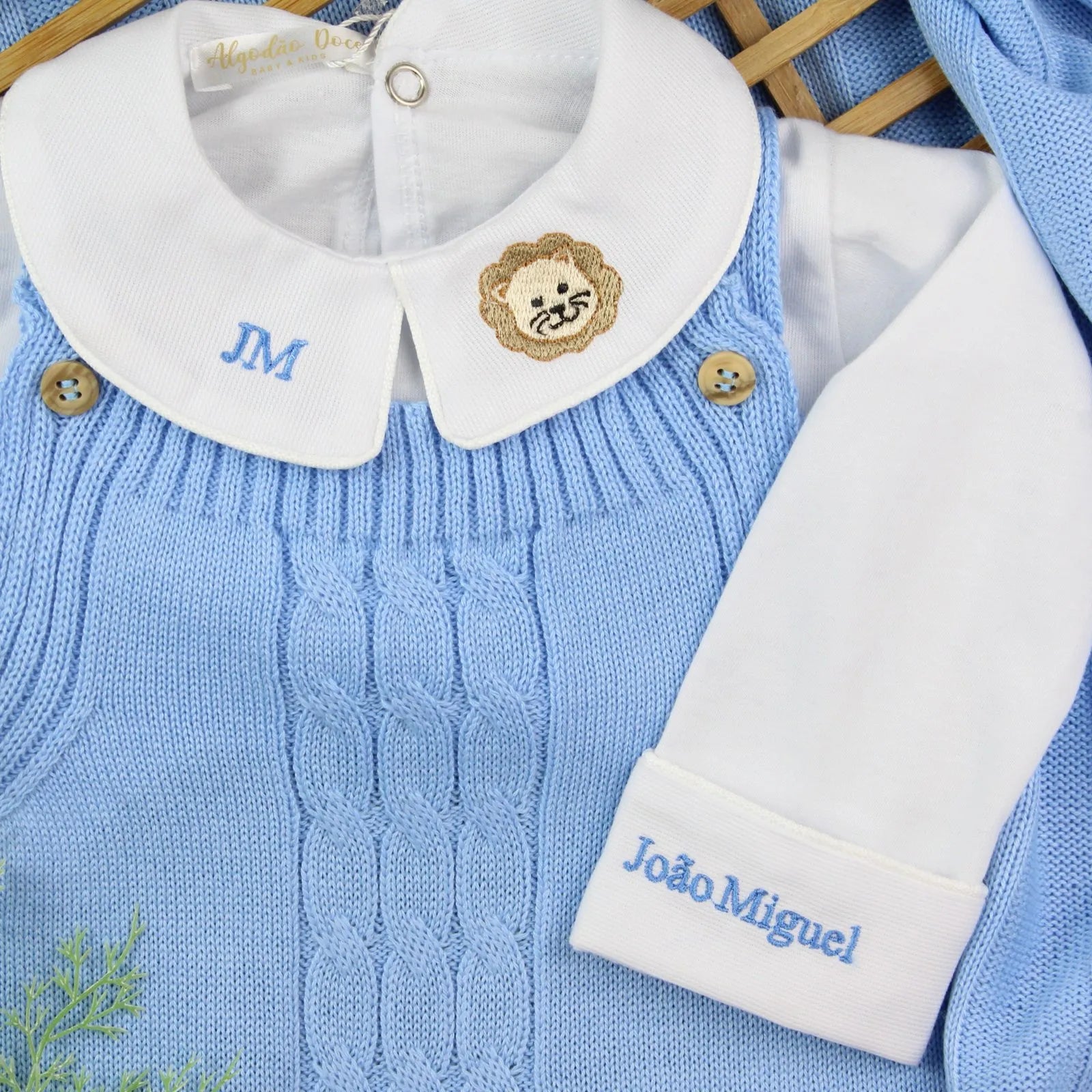 Kit Saída Maternidade Personalizável Completa João | Personalize Com o Nome do Seu Príncipe