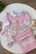 Kit Saída Maternidade Antonella - Personalize Com o Nome da Sua Princesa