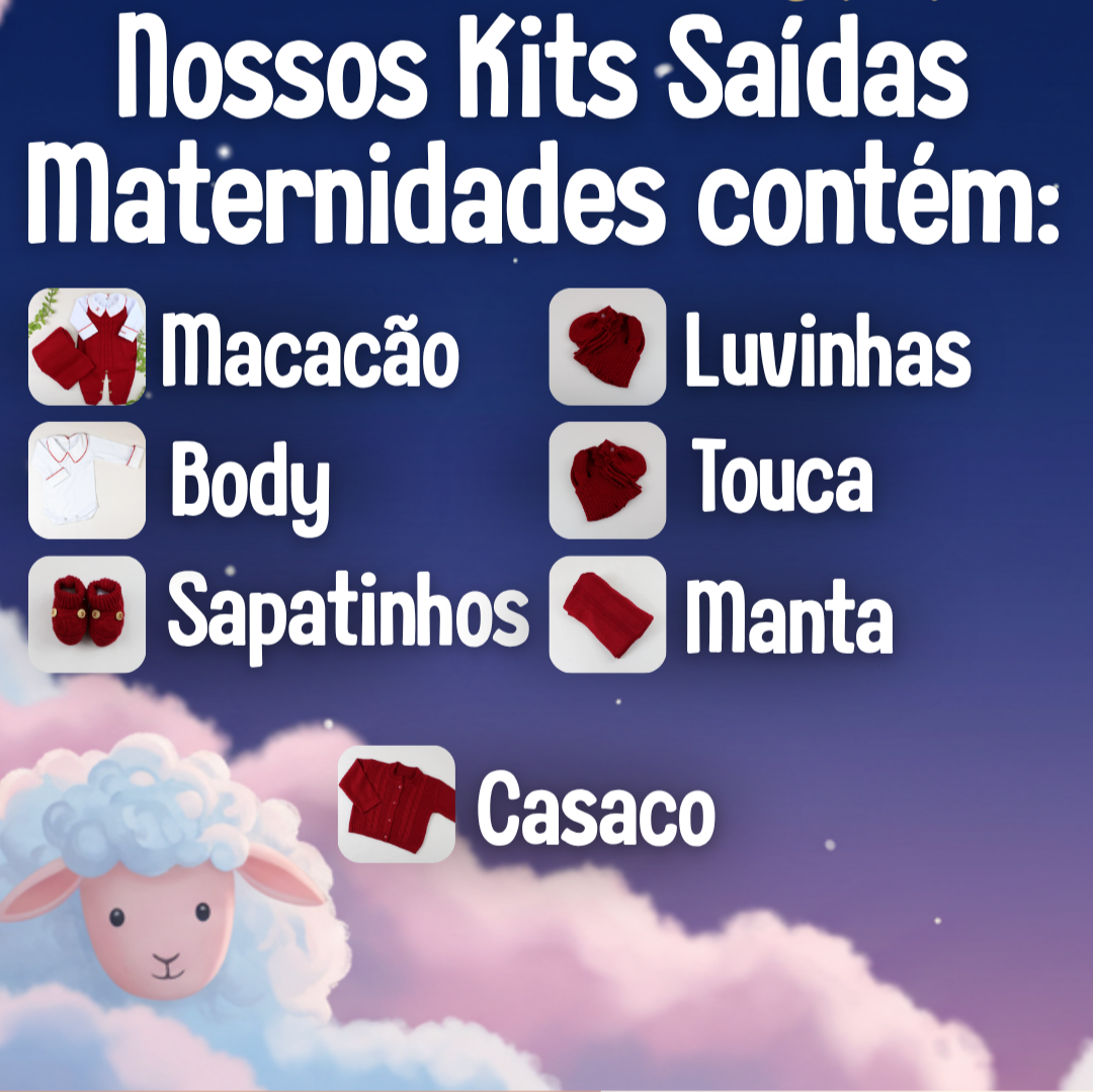 Kit Saída Maternidade Esther - Personalize Com o Nome da Sua Princesa