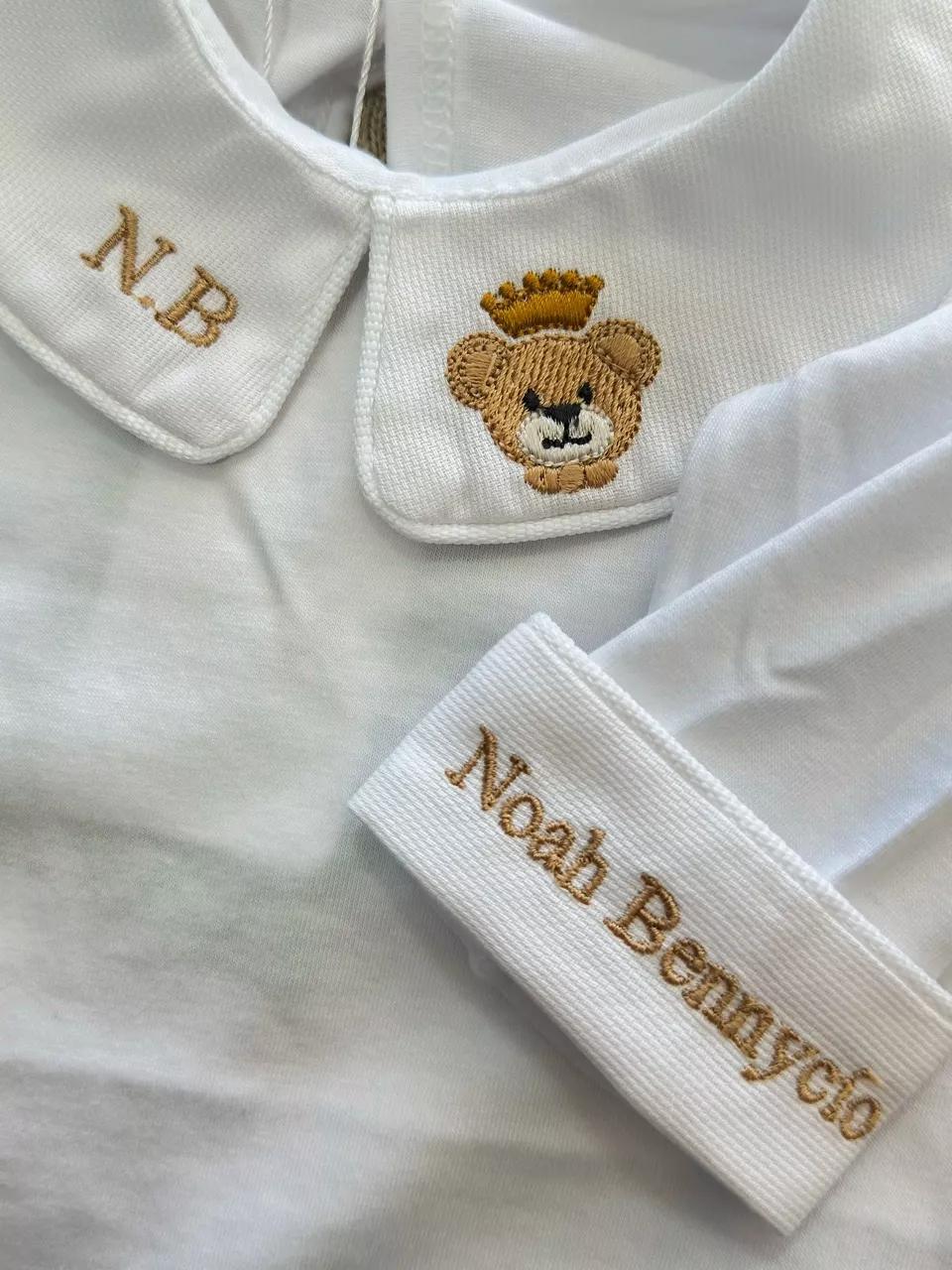 Kit Saída Maternidade Personalizável Completa Davi | Personalize Com o Nome do Seu Príncipe
