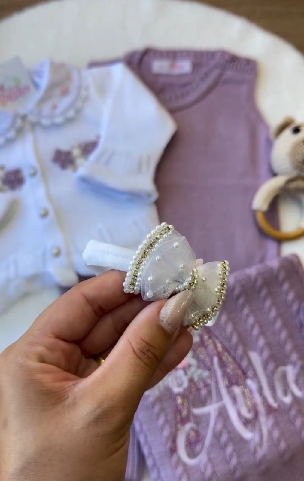 Kit Saída Maternidade Personalizável Completa Ayla | Personalize Com o Nome da sua princesa