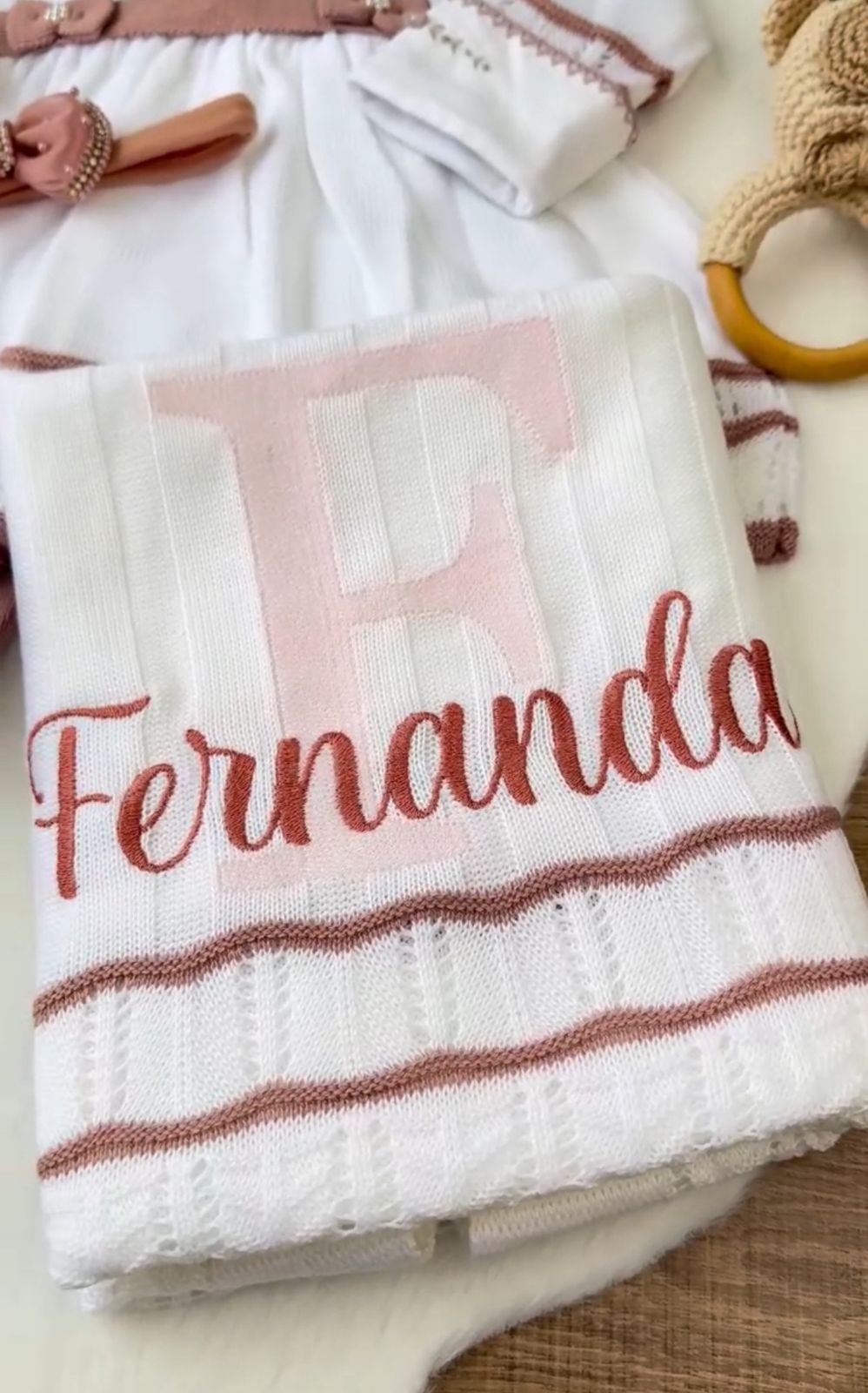 Kit Saída Maternidade Personalizável Completa Fernanda | Personalize Com o Nome da sua princesa
