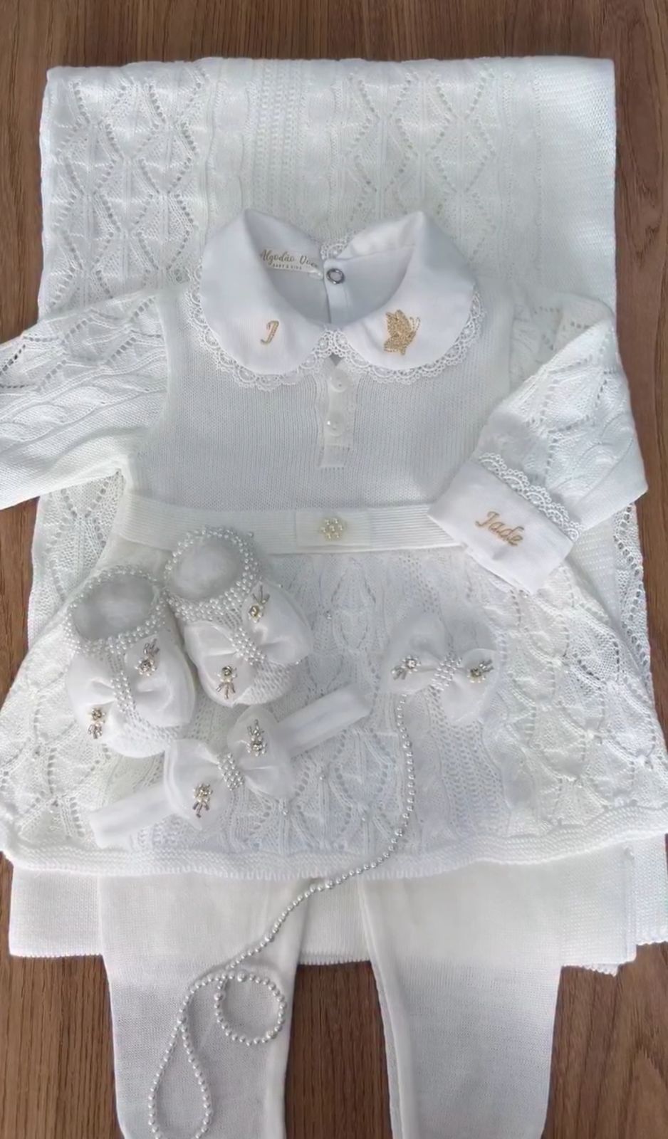 Kit Saída Maternidade Personalizável Completa JADE| Personalize Com o Nome da sua princesa