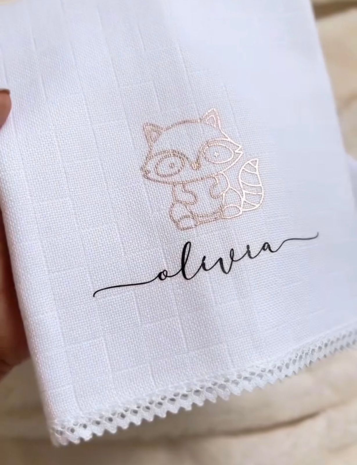Kit de Fraldinha Personalizado com Nome do Bebê | 6 Peças Personalizadas