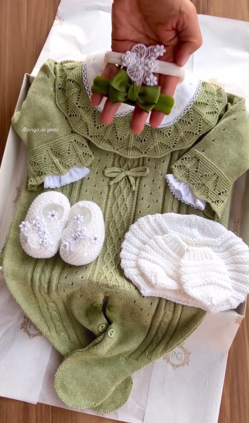 Kit Maternidade Personalizado Completo FEMININA Jardim | Personalize Com o Nome da sua princesa