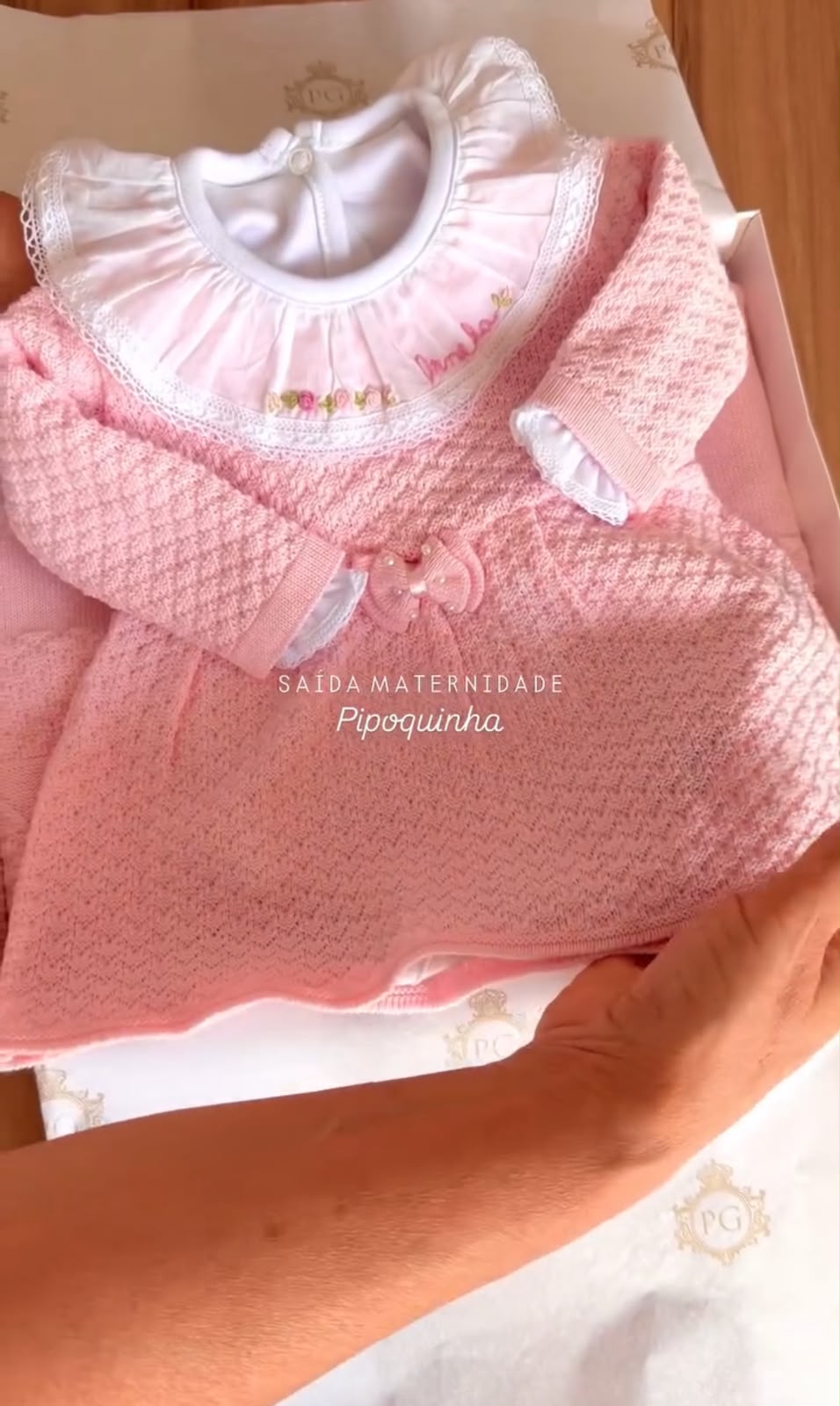 Kit Maternidade Personalizado Completo FEMININA Pipoquinha | Personalize Com o Nome da sua princesa