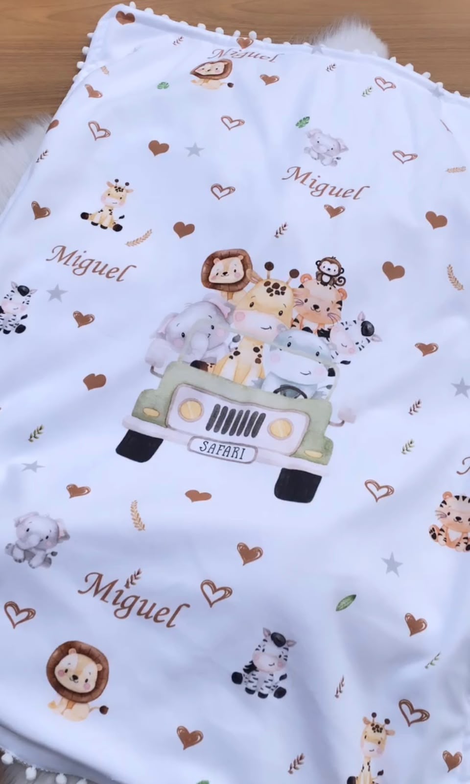 Kit Maternidade Personalizado Completo MASCULINA Safari| Personalize Com o Nome do seu Príncipe