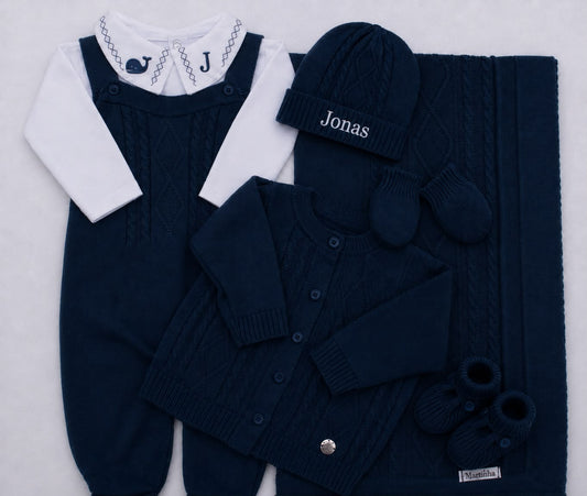 Combo Maternidade 3 Personalizável Completa Masculina  Personalize Com o Nome do seu Bebê