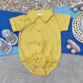 Kit 2 Body Camisa de Tecido Manga Curta
