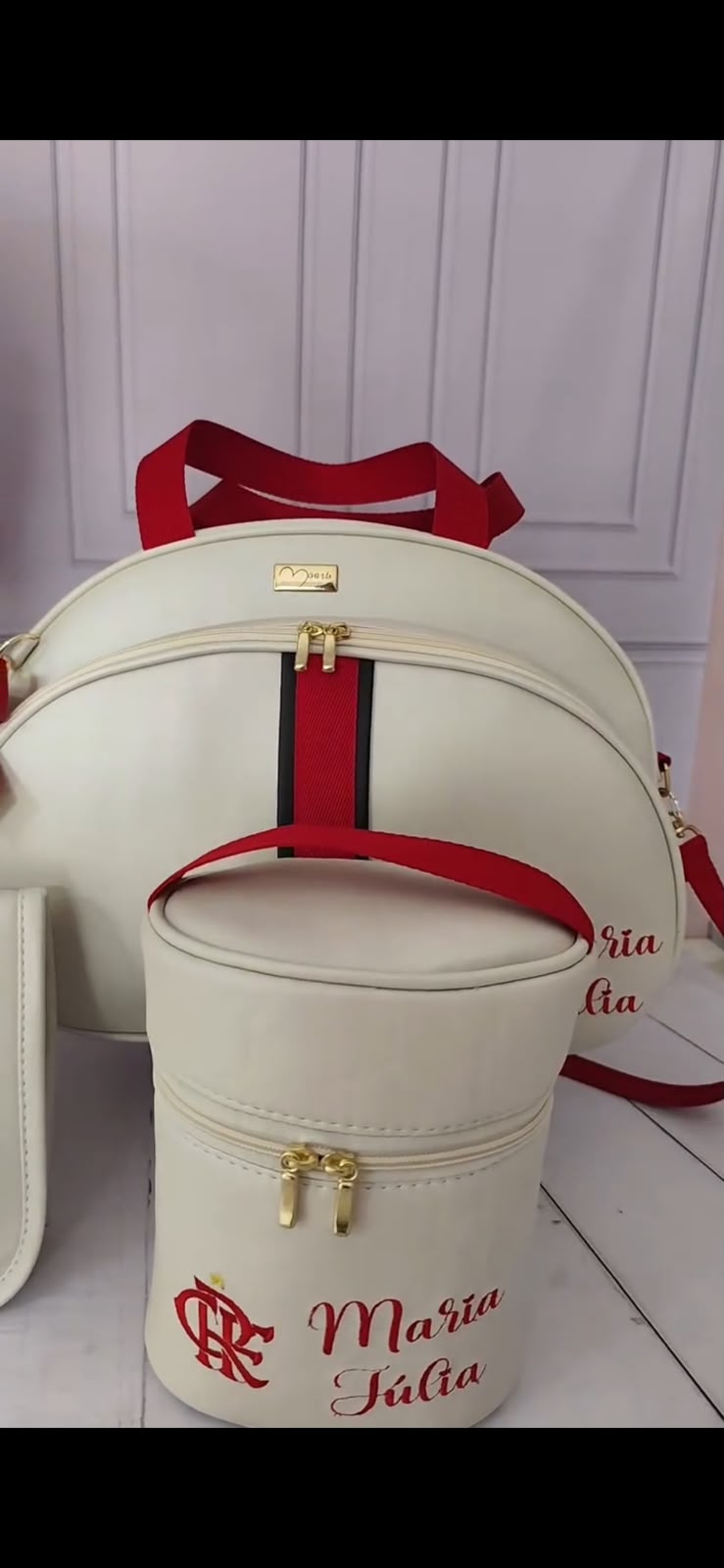 Kit Baby 5 Personalizado - Flamengo | Feminino- Inclui Bolsa Personalizável
